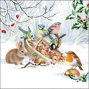 Szalvéta Ambiante Winter Treat papírszalvéta 25x25cm,15db-os