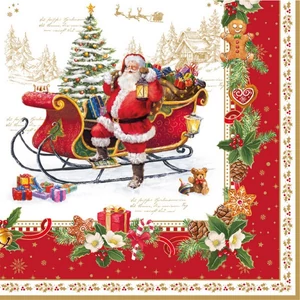 Szalvéta karácsonyi 33x33cm, Christmas Memories papírszalvéta 33x33cm,20db-os
