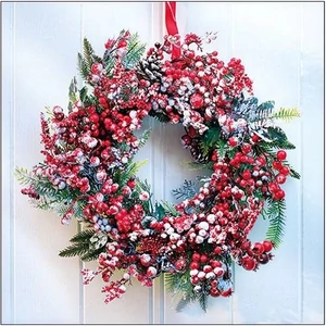 Szalvéta Ambiante Frozen Wreath papír papírszalvéta 33x33cm,20db-os
