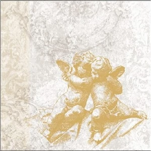 Szalvéta Ambiante Classic Angels Gold papírszalvéta 25x25cm,15db-os