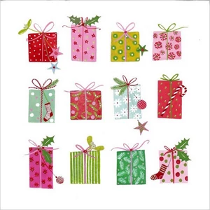 Szalvéta karácsonyi Gift for you papírszalvéta 33x33cm,20db-os