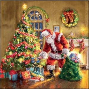 Szalvéta Ambiante Gifts under Christmas tree papírszalvéta 25x25cm,15db-os