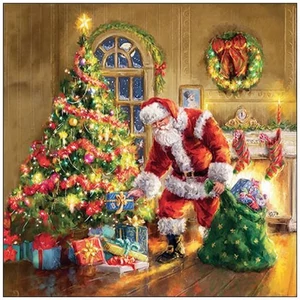 Szalvéta Ambiante Gifts under Christmas tree papír papírszalvéta 33x33cm,20db-os