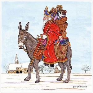Szalvéta Ambiante Saint Nicholas papírszalvéta 33x33cm,20db-os