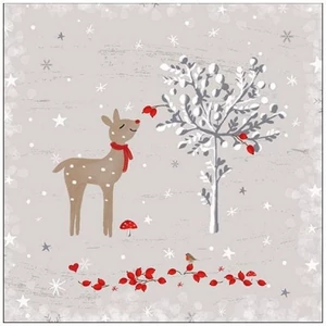 Szalvéta Ambiante Sniffing Deer papírszalvéta 33x33cm,20db-os