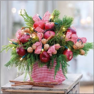 Szalvéta Ambiante Vichy Decoration papírszalvéta 25x25cm,15db-os