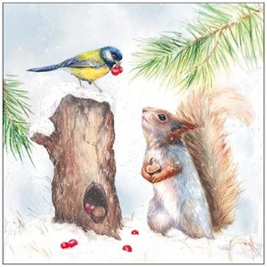 Szalvéta Ambiante Winter Stock papírszalvéta 33x33cm,20db-os