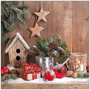 Szalvéta Ambiante X-Mas Scene papírszalvéta 33x33cm,20db-os