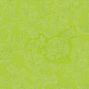 Szalvéta Ambiante Lime 25x25cm, 15lapos 3rétegű papírszalvéta 25x25cm,15db-os