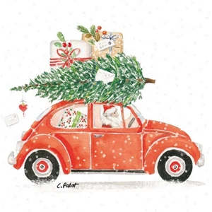 Szalvéta PPD karácsonyi Christmas delivery papírszalvéta 33x33cm,20db-os