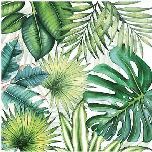 Szalvéta Tropical leaves 33x33cm 3rétegű 20db/csomag 13310940 szalvéta. Trópusi növények
