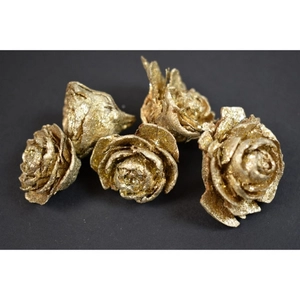 Szárított termés rózsa fej Cédrus rózsa fej 3-5cm pezsgő