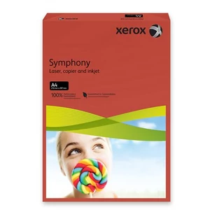 Színes másolópapír XEROX Symphony A4/80gr sötétpiros 500lap/csom