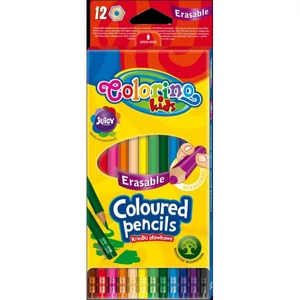 Szinesceruzakészlet Colorino radírozható 12db-os