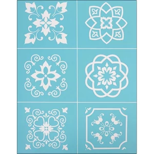 Szita-stencil 215 x 275mm, csempék 215 x 275 mm