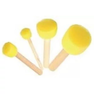 Szivacsos ecset szett 8cm 4db/csom 25