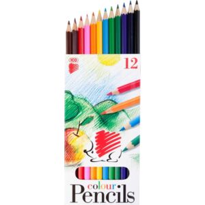Színes ceruza 12 ICO Süni hatszögletű iskolaszer- tanszer
