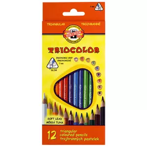 Színes ceruza 12 Koh-I-Noor 3132/12 Triocolor iskolaszer- tanszer