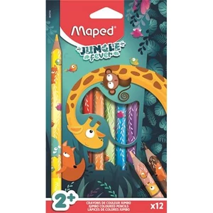 Színes ceruza 12 Maped vastag, Jungle Fever IMA863700