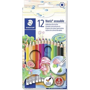 Színes ceruza 12 Staedtler Noris Club hatszögletű radíros 12színű Írószerek STAEDTLER 144 50NC12