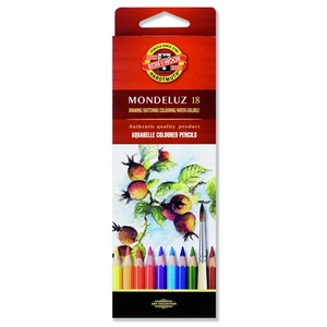 Színes ceruza 18 Koh-I-Noor 3717/18 Mondeluz Akvarell iskolaszer- tanszer