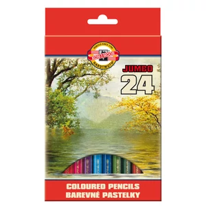 Színes ceruza 24 Koh-I-Noor 3374/24 Jumbo iskolaszer- tanszer