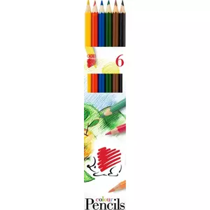 Színes ceruza 6 ICO Süni normál hatszögletű iskolaszer- tanszer