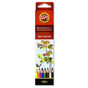 Színes ceruza 6 Koh-I-Noor 3715/6 Mondeluz Akvarell iskolaszer- tanszer