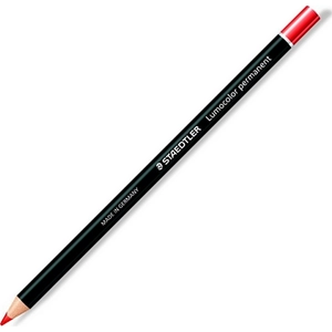 Színes ceruza Staedtler Lumocolor mindenre író, vízálló piros Írószerek STAEDTLER 108 20-2