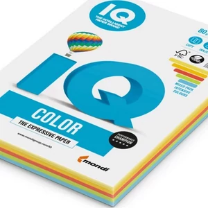 Színes másolópapír IQ A4 A4 80g IQ 4x25ív/csomag