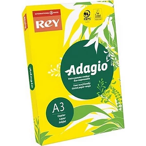 Színes másolópapír Rey Adagio A3, 80gr élénk intenzív sárga/YELLOW LIPAD38IS