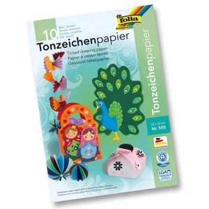 Színes papír 22x32cm 130g 10ív/csomag 