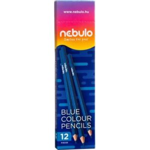 Színes ceruza Nebulo Kék háromszögletű