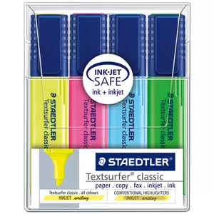 Szövegkiemelő Staedtler Textsurfer Classic 1-5mm 4színű készlet Írószerek STAEDTLER 364 WP4