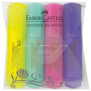 Faber-Castell szövegkiemelő Textliner 1546 superfluor 4db Highlighter 154610