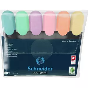 Szövegkiemelő Schneider Job pasztell 1-5mm 6pasztell színű készl Írószerek SCHNEIDER 115097