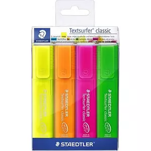 Szövegkiemelő Staedtler Textsurfer Classic 1-5mm 4színű készlet Írószerek STAEDTLER 364 P WP4