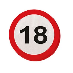 Party szalvéta 18 3rétegű Lépd át a határt sebességkorlátozó 20db/csomag