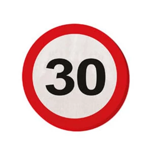 Party szalvéta 30 3rétegű Lépd át a határt sebességkorlátozó 20db/csomag