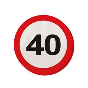 Party szalvéta 40 3rétegű Lépd át a határt sebességkorlátozó 20db/csomag