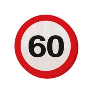 Party szalvéta 60 3rétegű Lépd át a határt sebességkorlátozó 20db/csomag