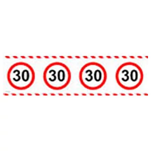 Party szalag szülinapi sebességkorlátozó 30-as