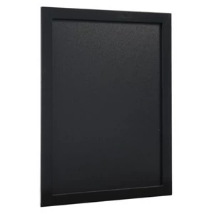 Krétástábla 30x40cm Securit lakkozott fekete fakeretes+krétamarker WBW-BL-30-40