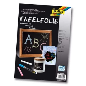 Táblafólia  Folia önt.fekete 23x23cm 5ív 135m 