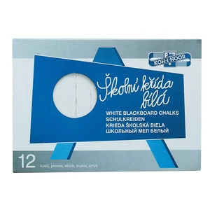 Táblakréta fehér 12 db-os Koh-I-Noor 111505 szögletes iskolaszer- tanszer- irodaszer