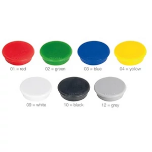 Táblamágnes 24mm Franken 10db/csomag, vegyes színek