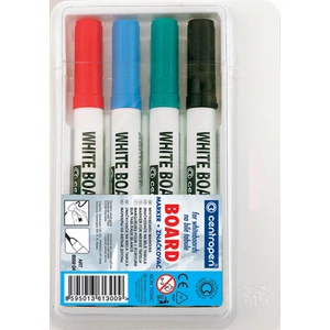 Táblamarker Centropen 8559 4db készlet kerek hegyű táblafilc, táblamarker