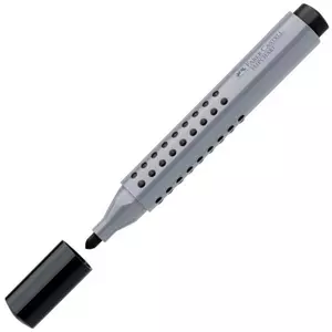 Faber-Castell táblafilc Grip kerek hegyű fekete flipchart marker 153699