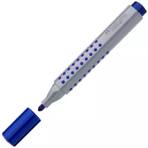 Faber-Castell táblafilc Grip kerek hegyű kék flipchart marker 153651