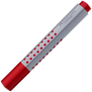 Faber-Castell táblafilc Grip kerek hegyű piros flipchart marker 153621